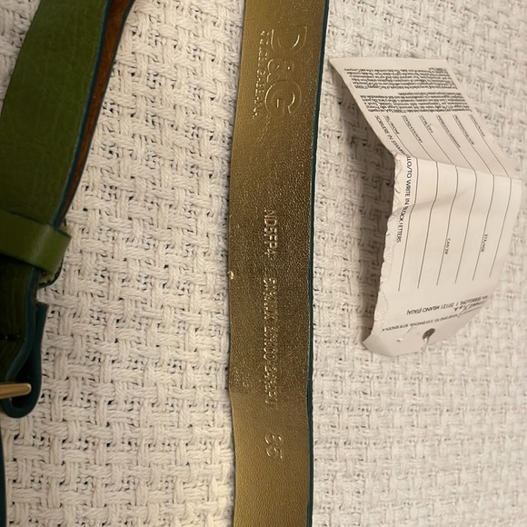 Dolce & Gabbanna green belt